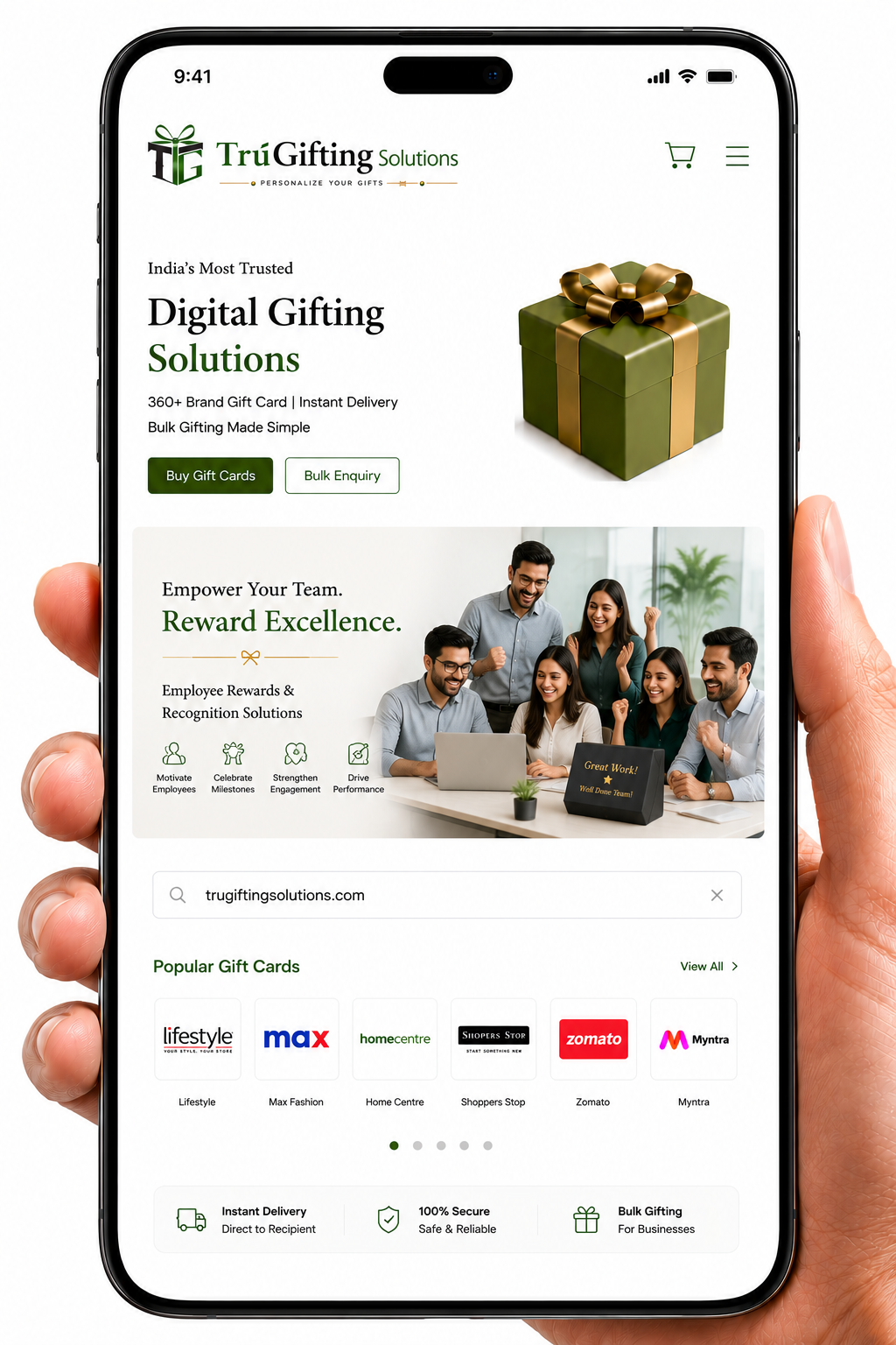 TruGifting welcome kit products